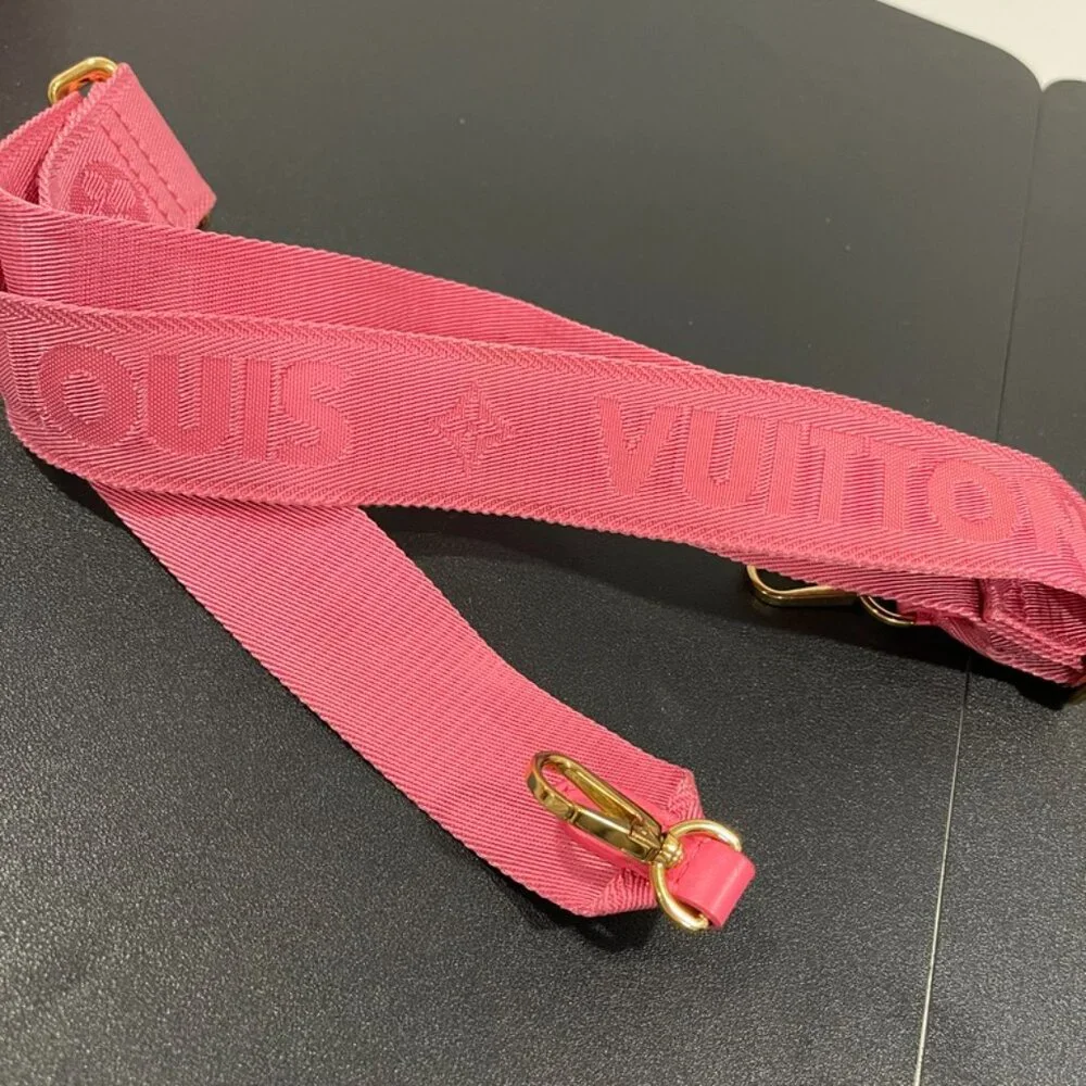 Louis Vuitton Papillon BB Pink Calfskin Hand/Shoulder Bag (JB1423)